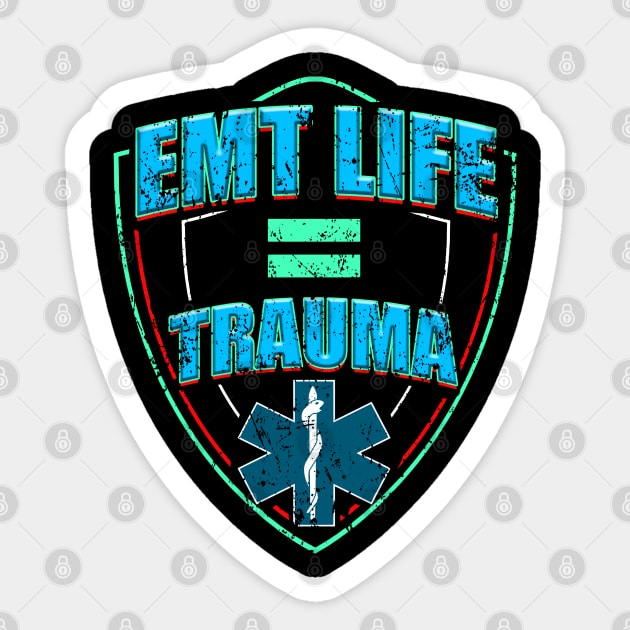 EMT Life for Emergency medical technicians Sticker by creative